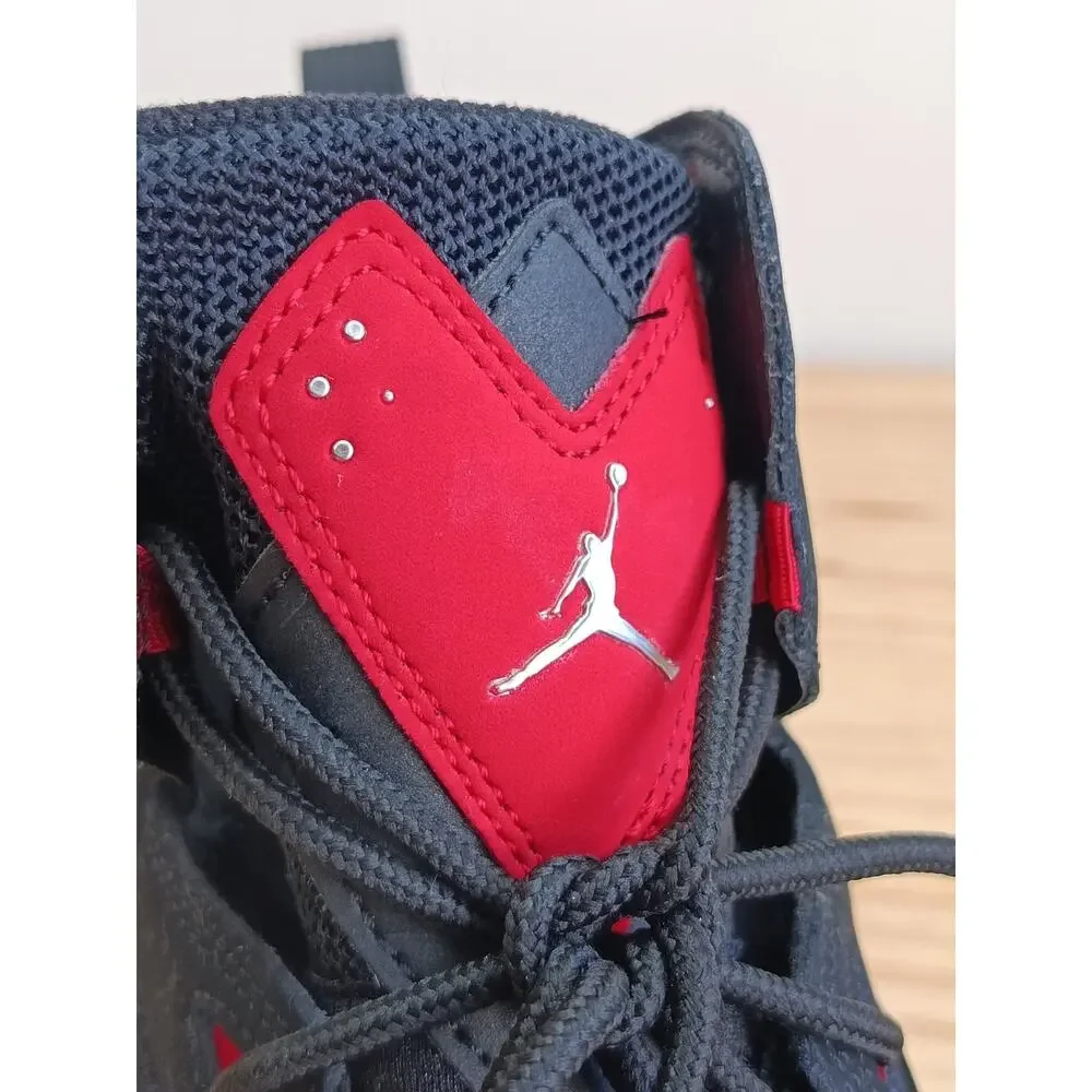 Jordan True Flight Black Red Men's Size 14 Sneakers CU4933-001 Excellent